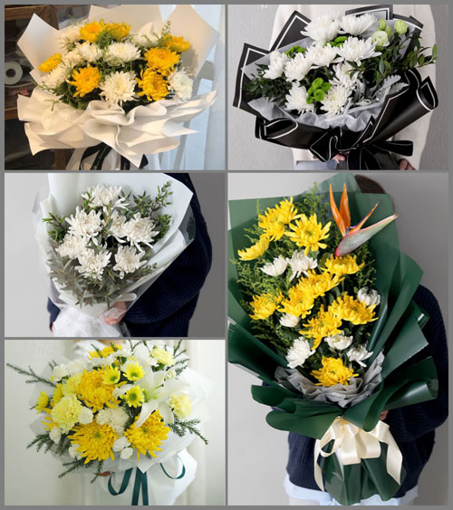 贵州六盘水水城县比德镇布拱村白事花束代送